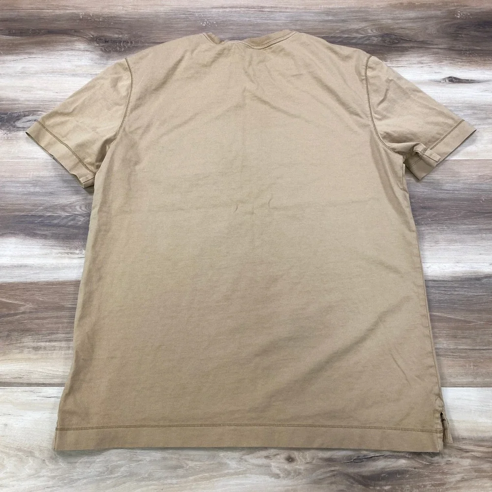 Banana Republic Pocket Tee Mens M Minimalist Supima Cotton Tan Khaki Classic Tee